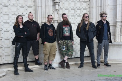  SKALMOLD in front of Brou's church saturday may 14th 2016
